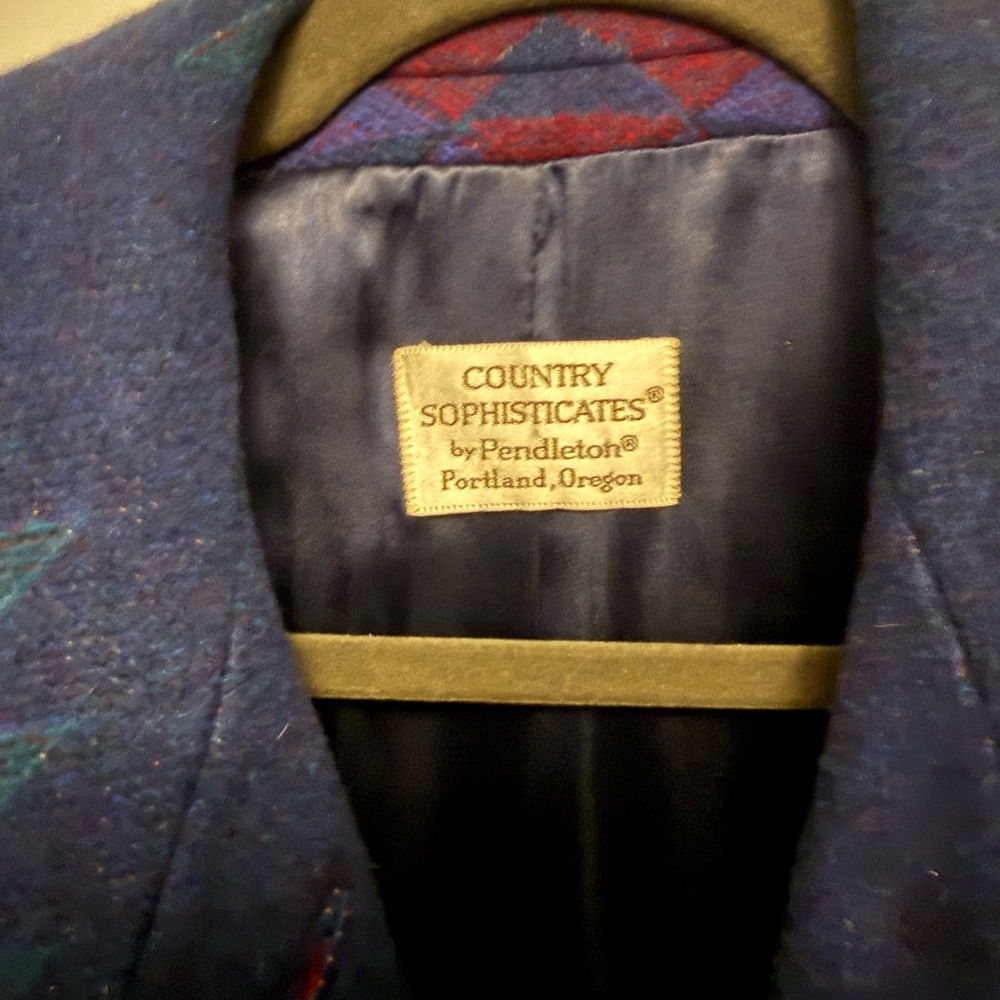 Pendleton Country Sophisticates Women’s Coat Aztec pattern - Picture 2 of 6